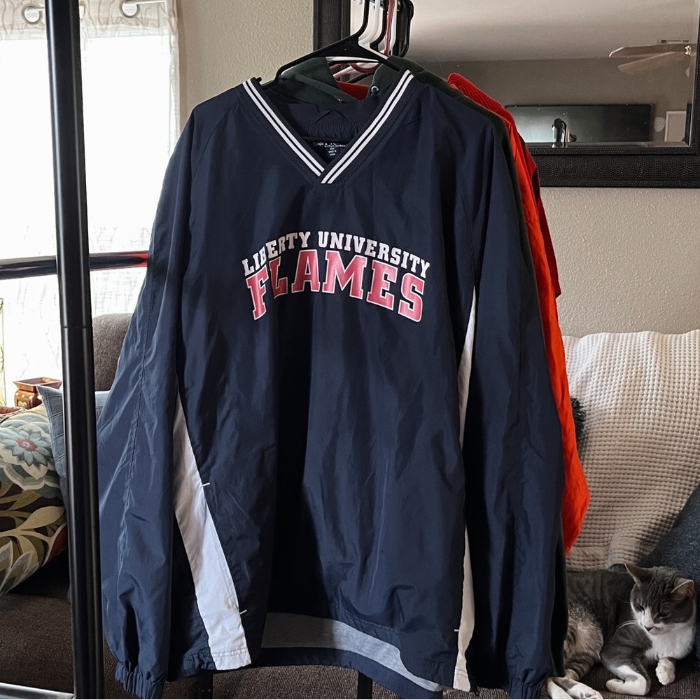 Vintage college windbreaker